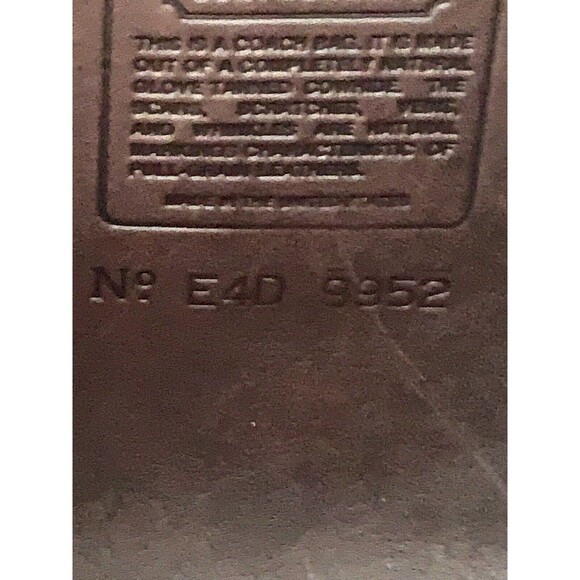 VTG COACH Bucket Bag 9952 Lula's Legacy Brown Leather Drawstring Shoulder Bag - Picture 8 of 9